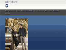 Tablet Screenshot of genesco.com